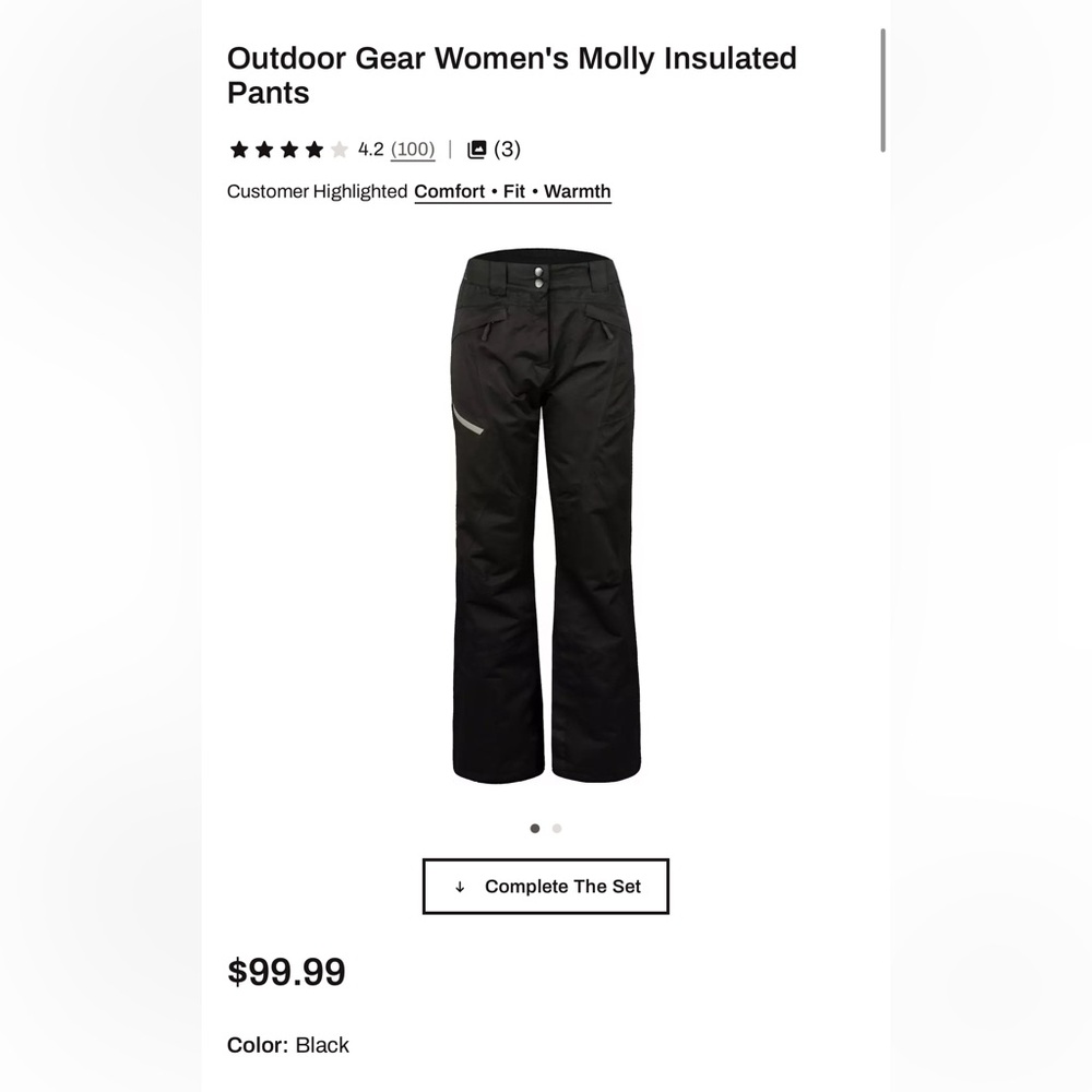 Outdoor Gear Women’s Snow Pants Cold Weather Black